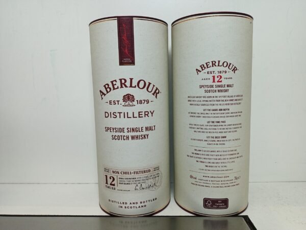 Aberlour 12 ans non chilled 1 Aberlour 12 ans d'âge Non Chill-Filtered - Single Malt Whisky