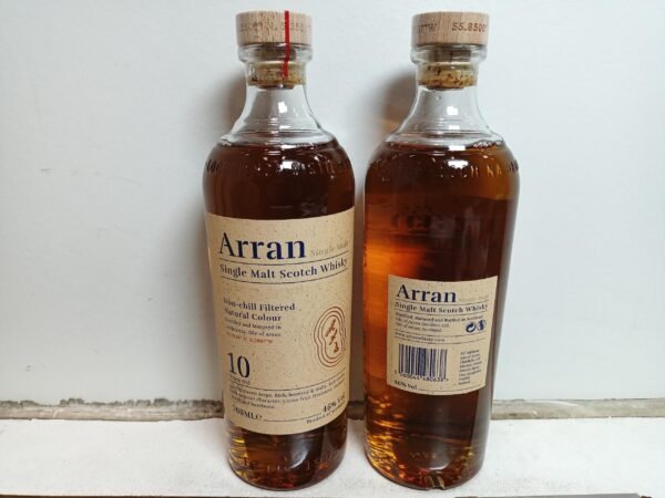 Arran 10 ans d'âge, Non chill filtered, 70cl Arran 10 ans d'âge – Single Malt Whisky Écossais