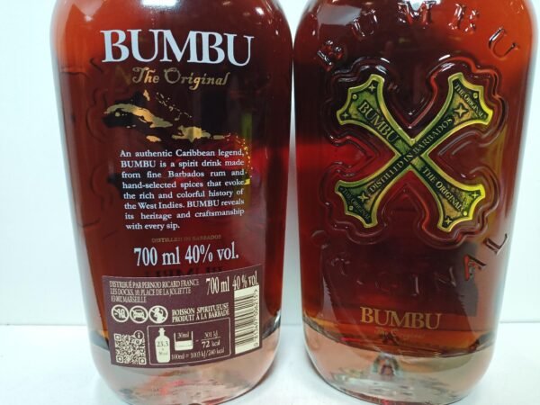BUMBU ORIGINAL 70CL BARBADE 1 Rhum Bumbu Original - Île Barbade - 70 cl - Vente à l'Export