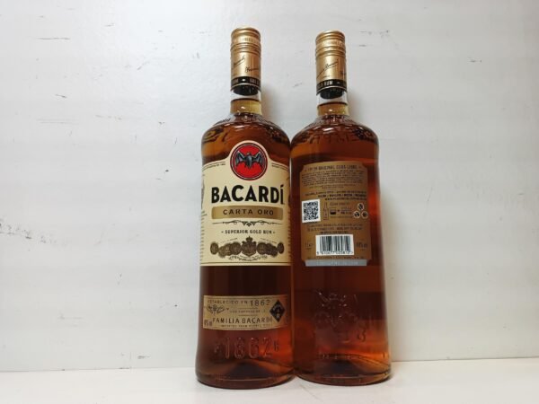 Bacardi Carta d'Oro 1LITRE Rhum Ambré Bacardi - Carta d'Oro - 100 cl - Vente à l'Export