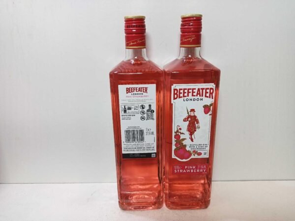 Beefeater PINK Gin 1 LITRE 1 Beefeater London Dry Gin - Gin Premium de Tradition - 1 Litre