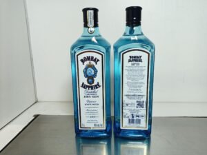 Bombay Sapphire London Dry Gin - Gin Premium aux 10 Botaniques - 1 Litre