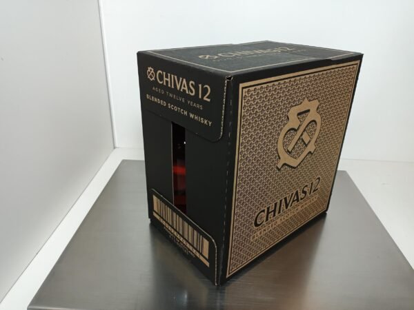 CHIVAS REGAL 1LITRE 12 ANS 3 Chivas Regal - 12 ans d'âge - Scotch Whisky Blended - 100 cl - Vente à l'Export