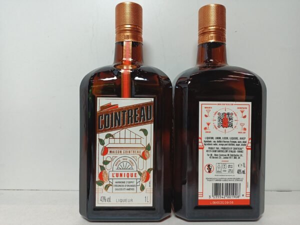 COINTREAU 1LITRE Cointreau - Liqueur Français - 100% Origine - 100 cl - Vente à l'Export