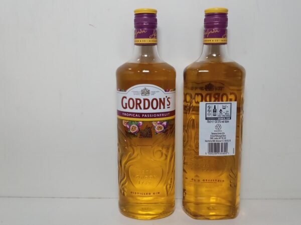 Gin Gordon's Passionfruit, 70cl export Gordon's Passionfruit Gin - Gin Aromatisé Fruit de la Passion - 70cl