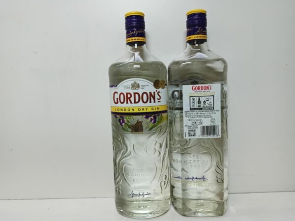 Gordon Gin 1 litre export Gordon's London Dry Gin - Gin Britannique Premium - Format 1 Litre