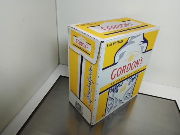 Gordon Gin 1 litre export en promo Gordon's London Dry Gin - Gin Britannique Premium - Format 1 Litre
