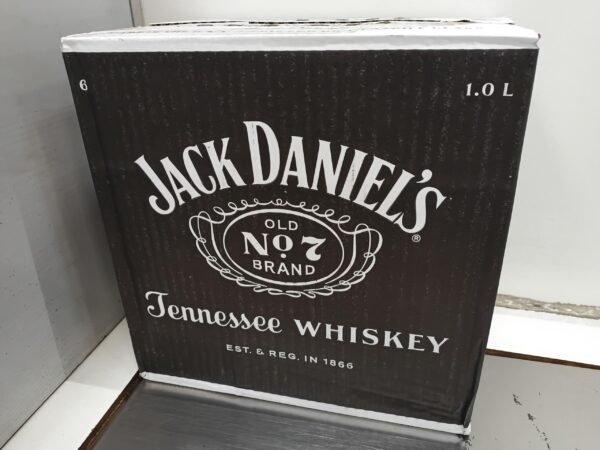 Jack Daniels 1LITRE BOURBON 1 Jack Daniels Old No. 7 - Bourbon Whisky - 100 cl - Vente à l'Export