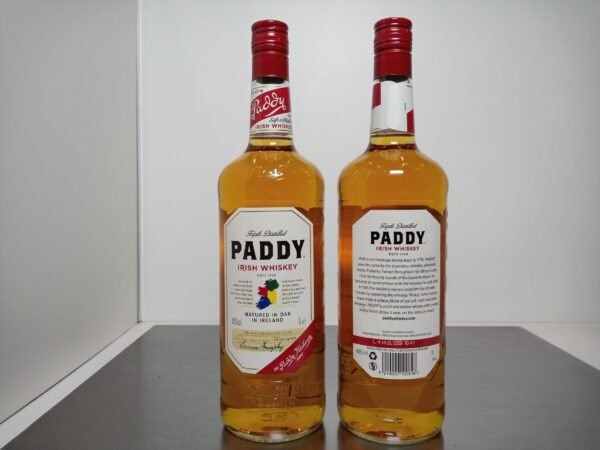 Paddy BLENDED WHISKY 1LITRE EXPORT Paddy Blended - Whisky Irlandais - 100 cl - Vente à l'Export