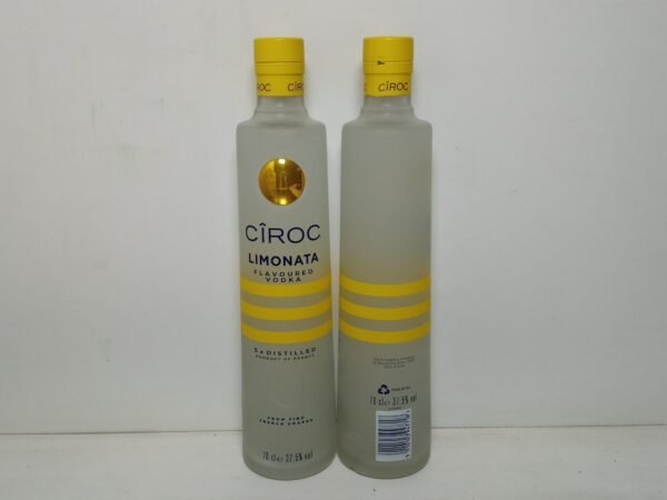 Vodka Ciroc au Citron, 70 cl, vente à l'export Cîroc Vodka Premium Citron - Origine France - 70 cl - Vente à l'Export