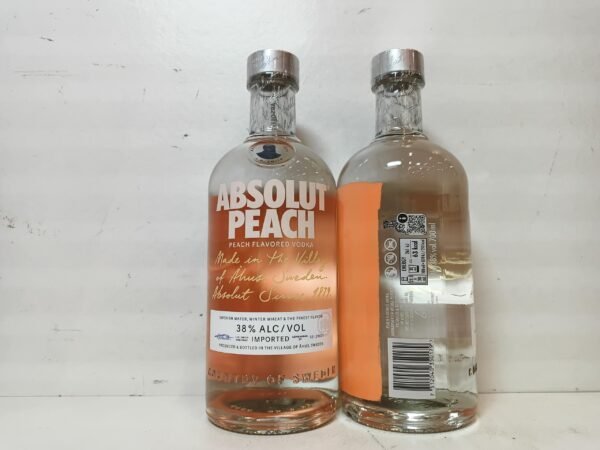 Vodka PECHE 70 CL 1 Vodka Absolut à la Pêche - 70 cl - Vente à l'Export