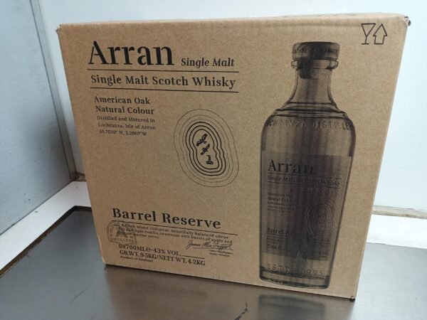 Whisky Arran Barrel Reserve, vente à l'export Arran Barrel Reserve – Single Malt Whisky Écossais