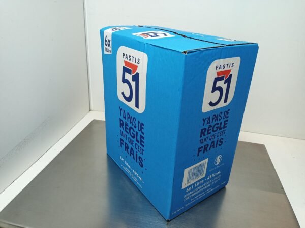 Pastis 51 70cl, 1 litre, Pallet deal 2 Pastis 51 de Marseille - 1 Litre - Vente à l'Export