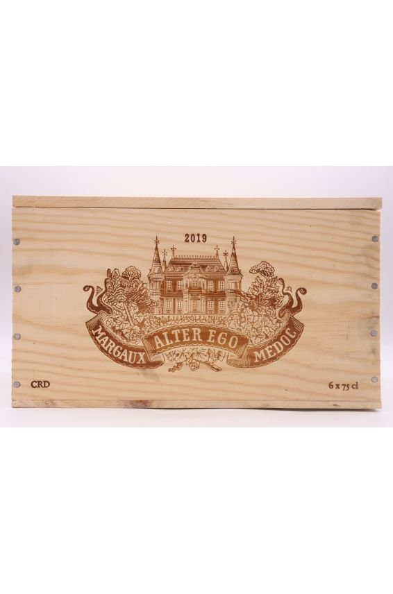 Alter Ego-Margaux 2019-Caisse bois d'Origine-75cl